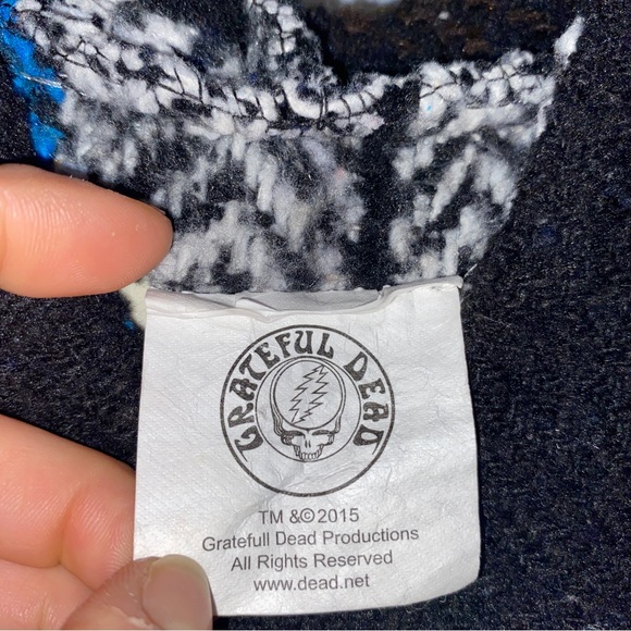 Grateful Dead Rasta Striped Drug Rug Hoodie - Picture 4 of 10